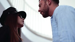 Shacking up hot bobby Gianna Ge bangs will not hear of boyfriend after a blowjob session